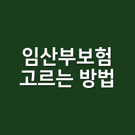 임산부보험 고르는 방법, 태아보험까지 헷갈리지 않게 챙기려면 이렇게 - 요약
