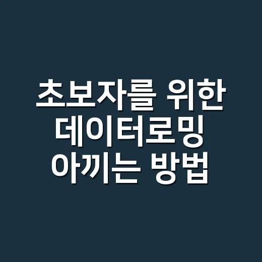 초보자를 위한 데이터로밍 아끼는 방법, 해외 가기 전 이렇게 준비하세요 - 요약