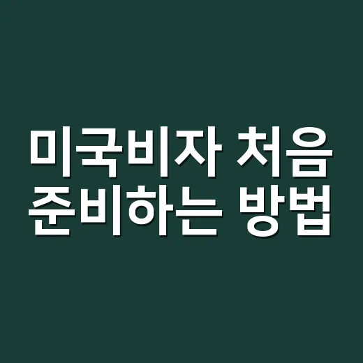 미국비자 처음 준비하는 방법, ESTA부터 인터뷰까지 이렇게 챙기면 됩니다 - 요약
