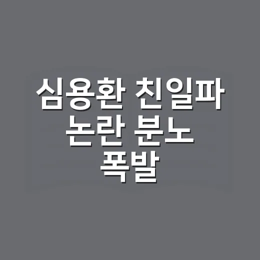 심용환 친일파 논란 분노 폭발, 헷갈리지 않고 보는 방법 - 요약