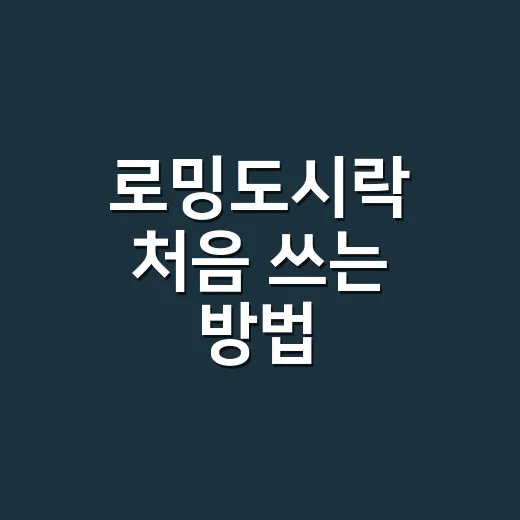 로밍도시락 처음 쓰는 방법, 공항 수령부터 반납까지 이렇게 챙기면 편해요 - 요약