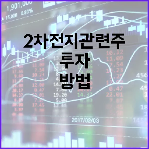 2차전지 관련주에 투자하는 방법 - 요약