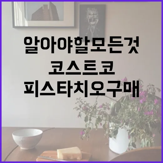 코스트코 피스타치오 구매 시 알아야 할 모든 것 - 요약