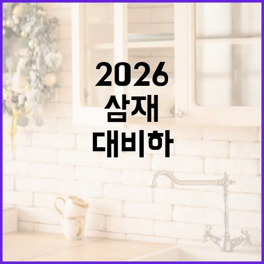삼재 2026을 대비하는 방법 - 요약