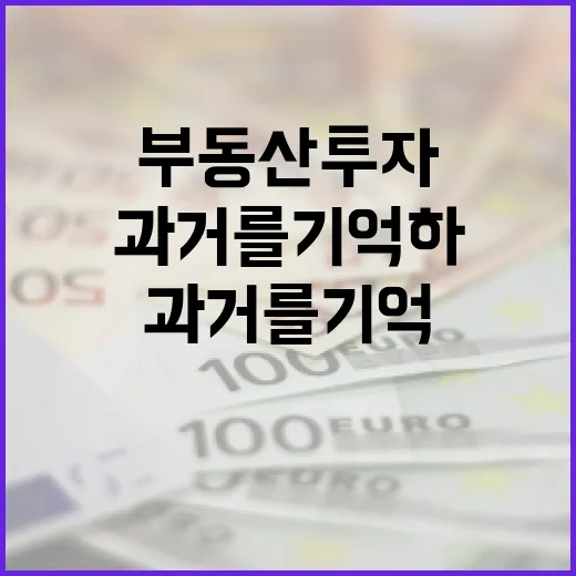 부동산 투자에서 과거를 기억하는 방법 - 요약