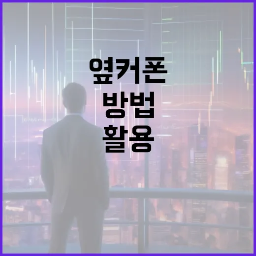 옆커폰 효과적으로 활용하는 방법 - 요약