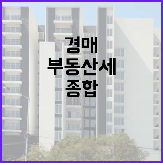 경매로 싸게 샀는데 종합부동산세 고지서 받고 식은땀 난 이야기 - 요약