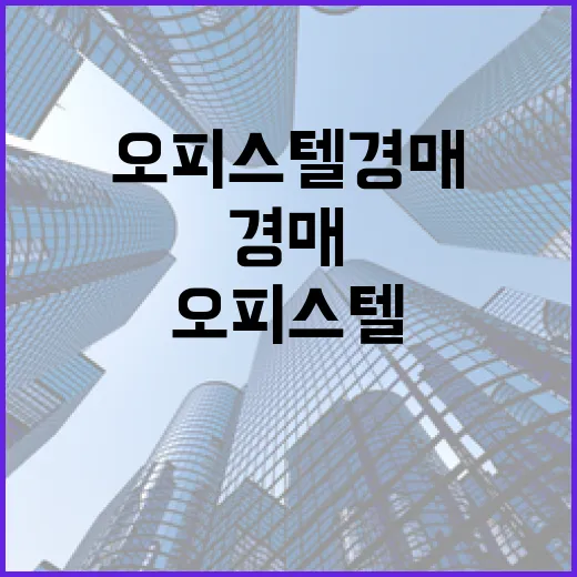 오피스텔 경매로 싸게 샀다가 관리비 명세서 보고 식은땀 난 이야기 - 요약