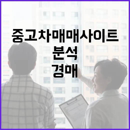 중고차매매사이트로 차 알아보다가 경매 권리분석 버릇이 튀어나온 이야기 - 요약