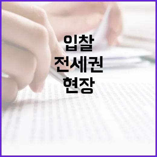 전세권설정 믿고 입찰했다가 현장에서 식은땀 난 이야기 - 요약