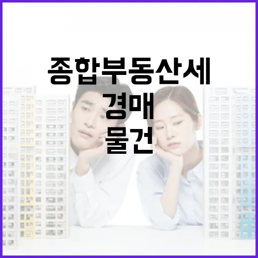 경매 물건 보다가 종합부동산세까지 계산해봤더니, 싸게 낙찰받아도 끝이 아니었습니다 - 요약