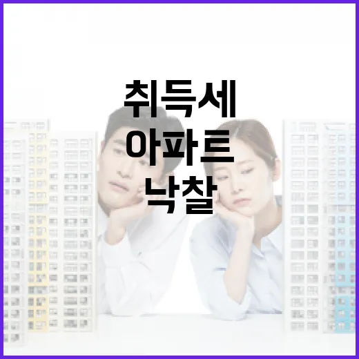 아파트 낙찰받고 취득세 고지서 받아봤더니, 수익률이 왜 달라졌나 - 요약