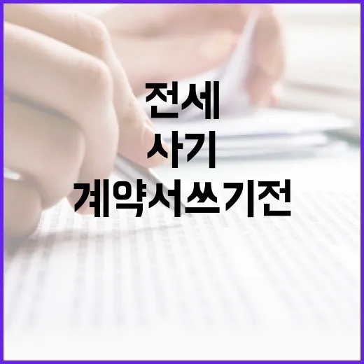 전세 계약서 쓰기 전 등기부부터 뒤져봤더니, 사기 냄새 나는 집은 패턴이 비슷했습니다 - 요약