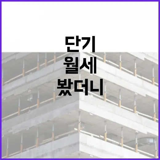 단기월세 물건 직접 굴려봤더니, 월세 25만 원 더 받는 게 전부가 아니었습니다 - 요약