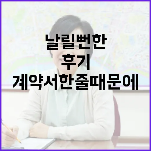 집매매 계약서 한 줄 때문에 1,800만 원 날릴 뻔한 현장 후기 - 요약