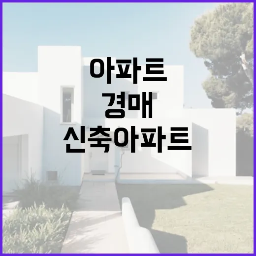 신축아파트만 보고 경매 들어갔다가 잔금 앞에서 식은땀 난 이야기 - 요약