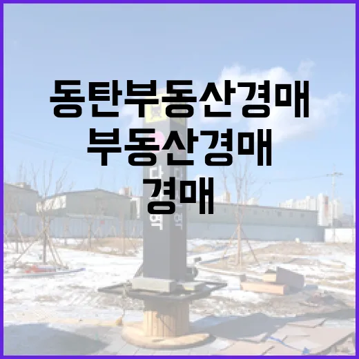 동탄부동산 경매 물건 몇 번 따라가봤더니, 숫자보다 먼저 보인 것들 - 요약