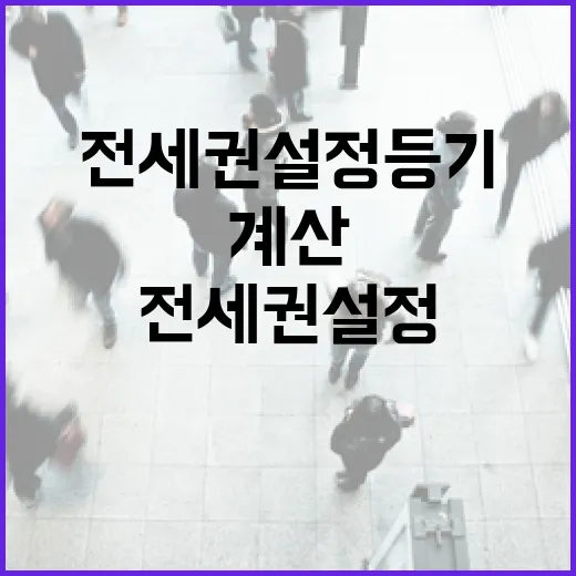 전세권설정등기 믿고 입찰했다가 현장에서 다시 계산한 이야기 - 요약