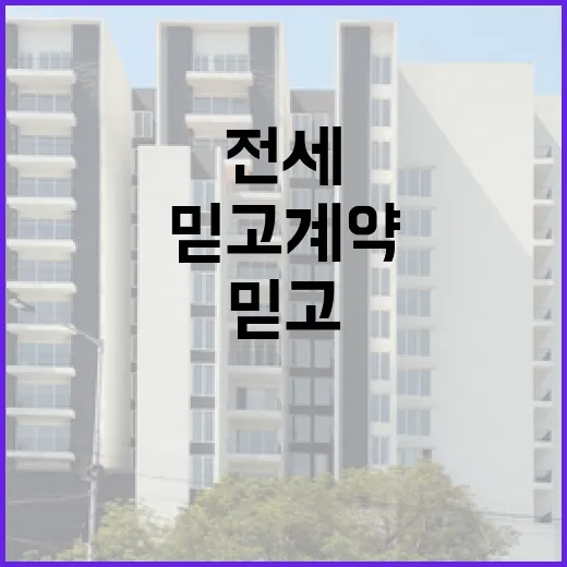 안심전세 믿고 계약하려다 멈춘 날, 현장에서 확인한 진짜 이야기 - 요약