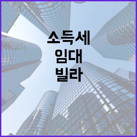 경매로 산 빌라 월세 받다가 임대소득세에서 한 번 놀란 이야기 - 요약