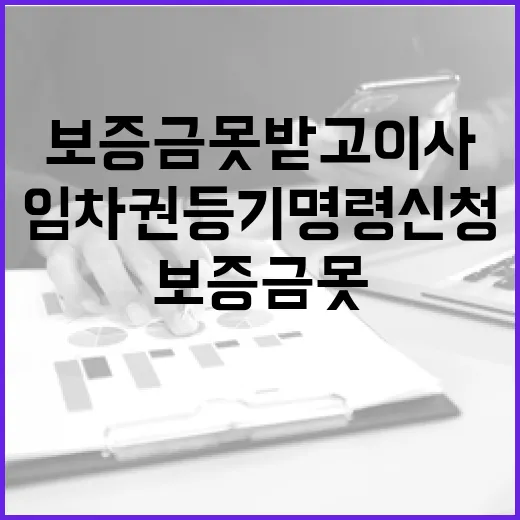 보증금 못 받고 이사 나가며 임차권등기명령신청 직접 해본 이야기 - 요약