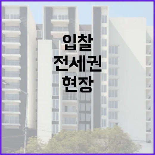 전세권설정 믿고 입찰했다가 현장에서 식은땀 난 이야기 - 요약