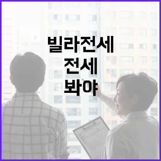 빌라전세 물건 직접 따라가 봤더니, 싸게 보이는 집일수록 먼저 봐야 할 것들 - 요약