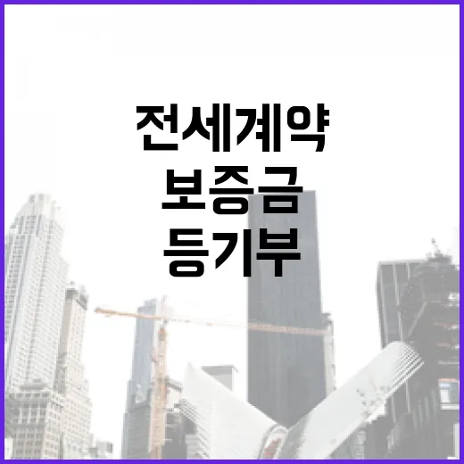 전세계약 앞두고 등기부 한 줄 더 봤더니 보증금이 보이더라 - 요약