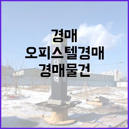 운서역오피스텔 경매 물건을 직접 뜯어봤더니, 숫자보다 먼저 봐야 할 게 있었습니다 - 요약