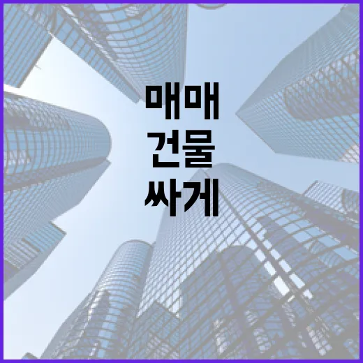 건물매매 직접 뛰어보니, 싸게 산 건물보다 버틸 수 있는 건물이 오래 남더라 - 요약