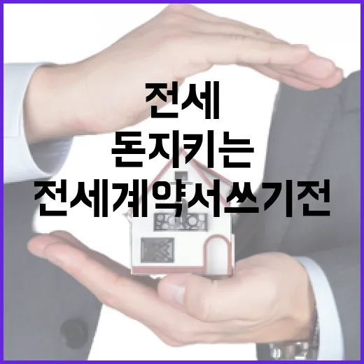 전세계약서 쓰기 전 직접 겪어보니, 돈 지키는 사람은 여기부터 봅니다 - 요약