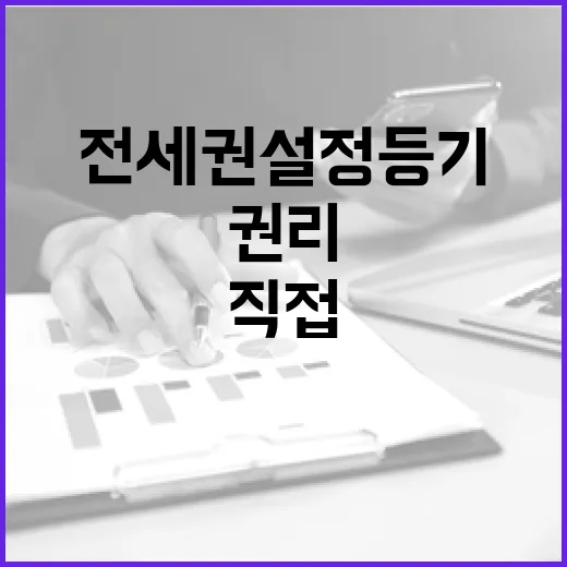 전세권설정등기 직접 해보니, 초보가 놓치는 돈과 권리의 차이 - 요약