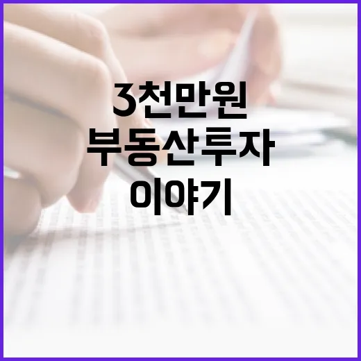 3천만 원 들고 부동산투자 뛰어들었다가 입찰장에서 식은땀 흘린 이야기 - 요약