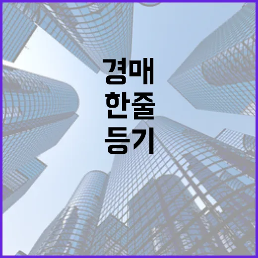 경매 물건 보다가 법인등기까지 직접 떼어본 날, 숫자보다 무서웠던 한 줄 - 요약