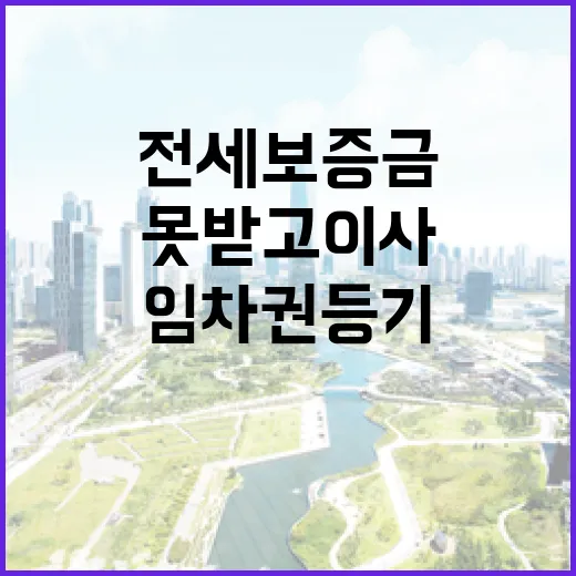 전세보증금 못 받고 이사한 세입자, 임차권등기 걸린 집을 현장에서 봤더니 - 요약