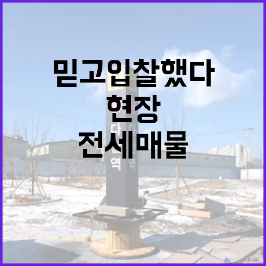 전세매물만 믿고 입찰했다가 현장에서 식은땀 난 이야기 - 요약