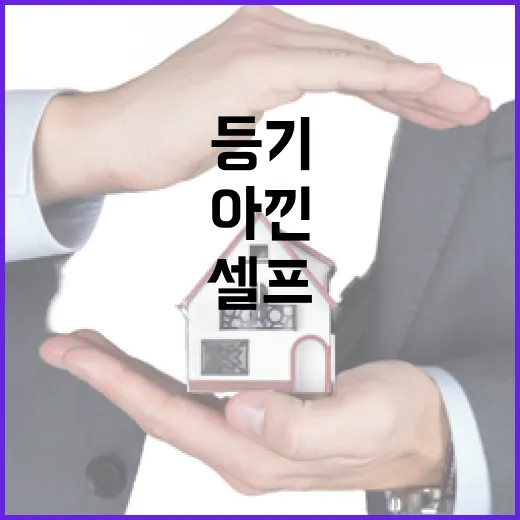 셀프등기 직접 해봤더니, 아낀 돈보다 먼저 봐야 할 것들 - 요약