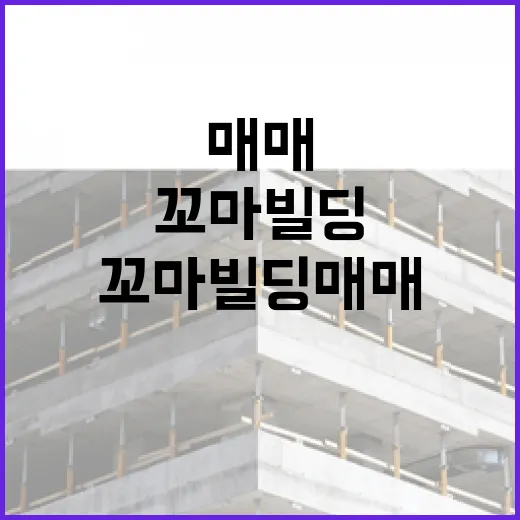 꼬마빌딩매매 현장 10년 뛰어보니, 진짜 돈 새는 곳은 따로 있었습니다 - 요약