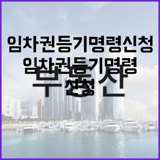 임차권등기명령신청 직접 해보면 제일 많이 막히는 지점들 - 요약