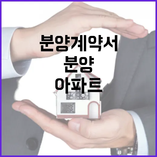 아파트분양 계약서 들고 온 지인 말려본 날, 진짜로 먼저 봐야 할 것들 - 요약