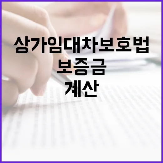 상가임대차보호법 믿고 입찰했다가 보증금 계산에서 식은땀 난 이야기 - 요약