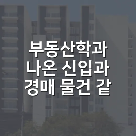 부동산학과 나온 신입과 경매 물건 같이 봐봤더니 현장에서 바로 갈린 것들 - 요약
