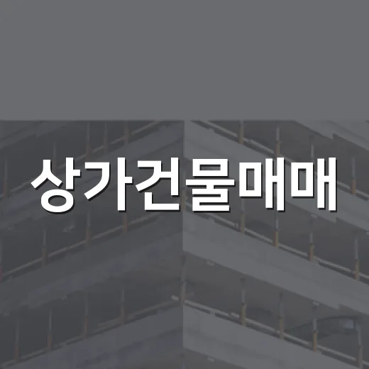 상가건물매매, 경매장만 믿고 들어갔다가 임차인 때문에 식은땀 난 이야기 - 요약