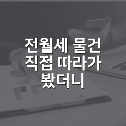 전월세 물건 직접 따라가 봤더니, 보증금이 안전한 집은 따로 있었습니다 - 요약