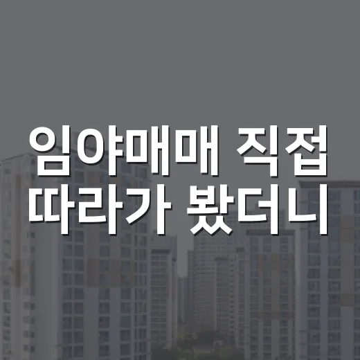 임야매매 직접 따라가 봤더니, 싼 땅보다 무서운 건 따로 있었습니다 - 요약