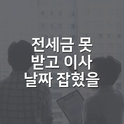 전세금 못 받고 이사 날짜 잡혔을 때 임차권등기명령신청 직접 챙겨본 이야기 - 요약