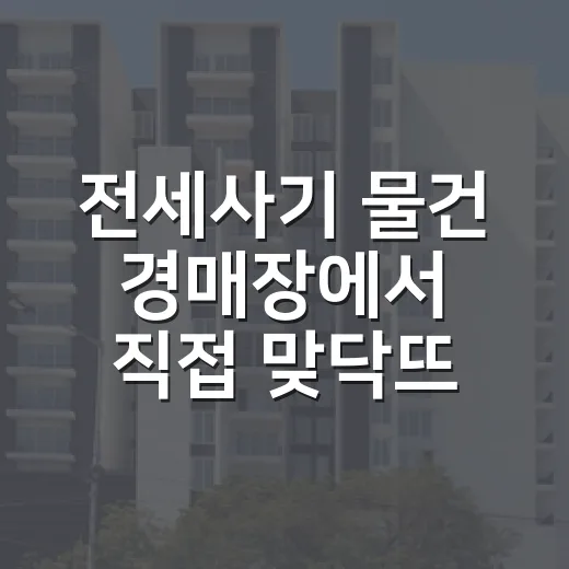 전세사기 물건 경매장에서 직접 맞닥뜨려봤더니 보이는 것들 - 요약
