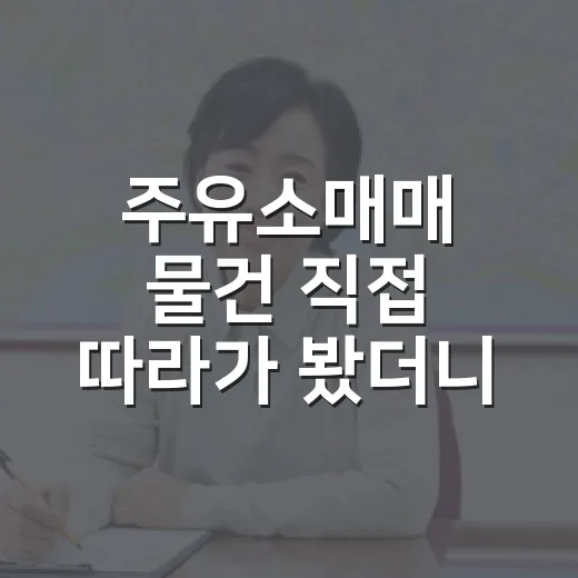 주유소매매 물건 직접 따라가 봤더니 땅값보다 무서운 게 따로 있었습니다 - 요약