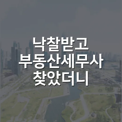낙찰받고 부동산세무사 찾았더니, 입찰 전부터 물어봤어야 했던 이야기 - 요약