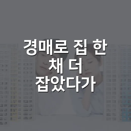 경매로 집 한 채 더 잡았다가 종합부동산세 계산해보고 멈춘 이야기 - 요약